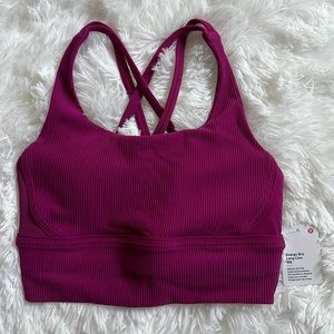 Lululemon Energy Bra Ling Line Rib